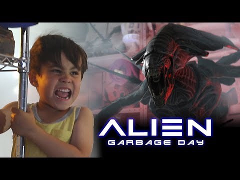 Action Movie Kid vs. Alien: Garbage Day