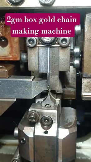 2gm box gold chain making machine