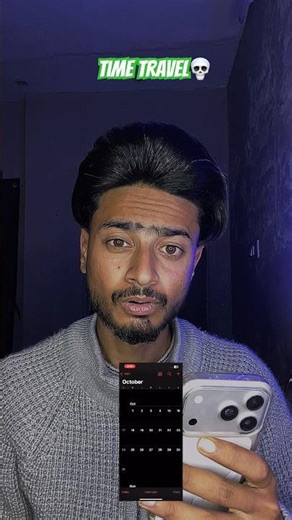 wtf,i-phone realy do time travel💀check date october 4-15🤯