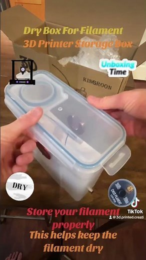 Dry Box For Your 3D Printer Filament OverView