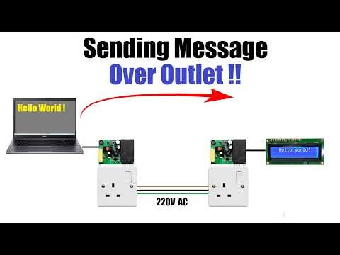 Power Line Carrier Communication (PLCC) using KQ-130F and Arduino