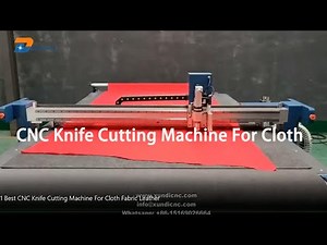 2022 Best CNC Knife Cutting Machine For Cloth Fabric Leather