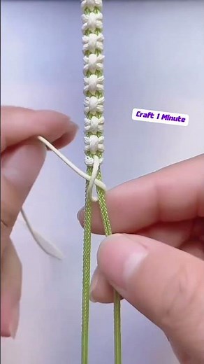 How to tie a bracelet with a simple string #diy #craft #handmade