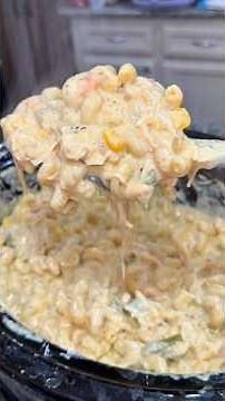 Creamy Crockpot Chicken Pot Pie Pasta 👏🏻