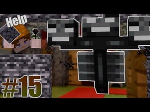 Trapping the Wither for Wither Roses in the Nether - Nikushin Plays Minecraft #15