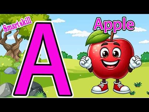 Super Fun A to Z Phonics Cartoon Song | Alphabet Adventure with A for Apple Apples & More