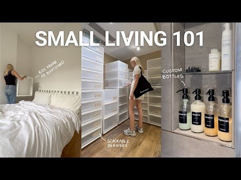 How to organize and decorate small apartment | 8 tips & hacks ✨ ad