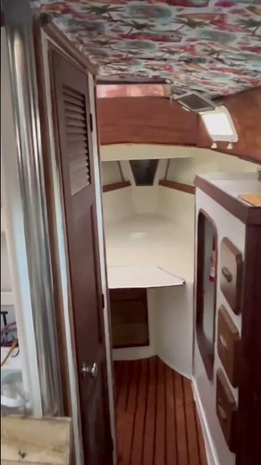 6 month interior sailboat renovation in 45 seconds.