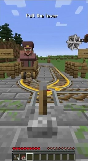 Trolley problem with minecraft create mod #shorts