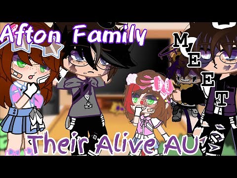 Afton Family Meet Their ALIVE AU |Afton Family x GC|