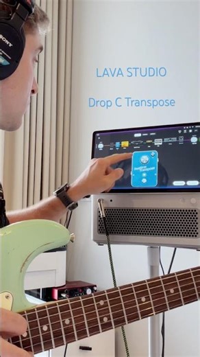 How does drop tuning sound on LAVA STUDIO