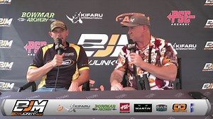 Bow Life TV Levi Morgan Bowmar Archery Feather Vision TRU Ball / AXCEL Archery is in the lead after day 1 at the 2021 International Bowhunting Organization Worlds despite having high/low arrows just off the 11. This weekends coverage brought to you by Mathews Archery, Inc. | BowJunky Media