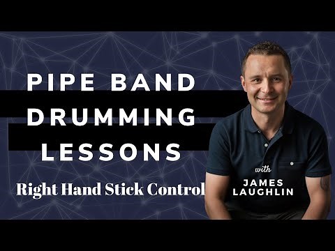 Pipe Band Drumming Lessons - Stick control exercises for the right hand