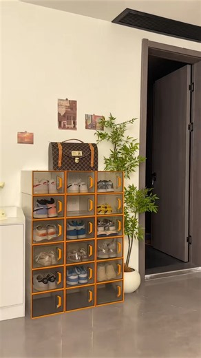 High-definition transparent design allows you to easily identify the shoes inside without opening