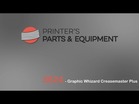 3624 - Graphic Whizard creasemaster plus