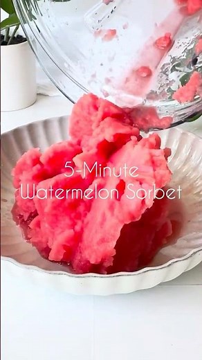 5-Minute Watermelon Sorbet
