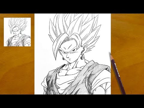 How to Draw Super Saiyan Vegito Step-by-Step || Dragon Ball Pencil Sketch || Anime Art Showcase
