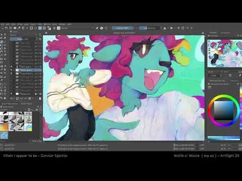 Wolfe o' Woole (Artfight#4, speedpaint)