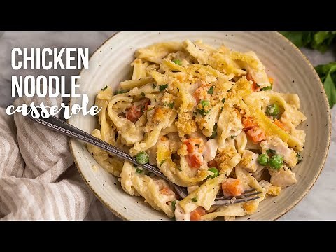 Chicken Noodle Casserole - easy comfort food! | The Recipe Rebel