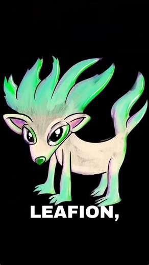 Day 23 of drawing pokemon from memory. Today is leafeon, the fox thing with green hair