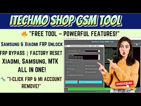 🔥 iTechMo Shop GSM Tool v2.0 – Unlock FRP, Mi, Samsung & More in ONE CLICK! 🚀