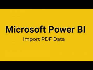 Power BI - How to Import Data from PDF File in Power BI Desktop — Hive