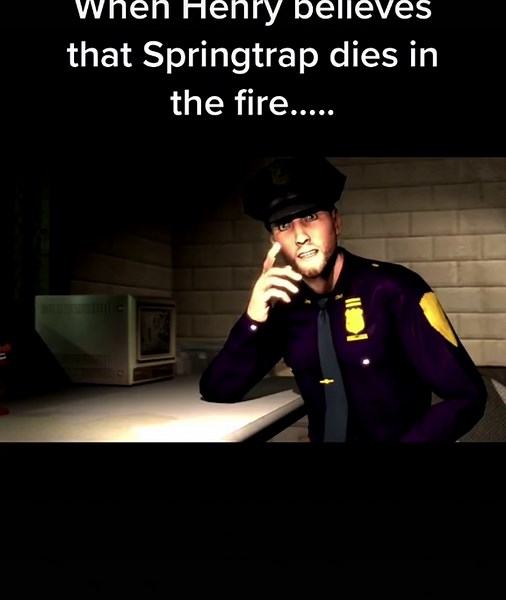 The Demise of Springtrap in the Fire