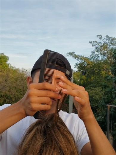 ASMR Corte de Pelo al Aire Libre