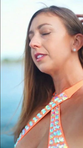 Extra Rhinestone Bikini Try-On | Pink, Orange & Silver Sparkle Swimwear | Slay Swimwear