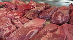 Fresh Cuts Raw Beef Displayed Market Stock Footage Video (100% Royalty-free) 3662420367 | Shutterstock