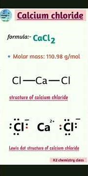 Calcium chloride CaCl2/calcium chloride formula,structure,Lewis dot structure/molar mass of CaCl2