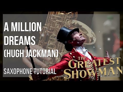 How to play A Million Dreams by Hugh Jackman on Alto Sax (Tutorial)