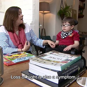 A four-year-old boy with a rare form of dementia is fronting a poster campaign to promote awareness of the condition. George Young, from Kenilworth in Warwickshire, has Batten disease. George can no longer walk or speak, and the condition can lead to blindness. | BBC Birmingham