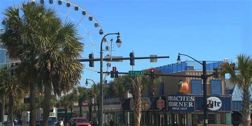 Military banners installed in Myrtle Beach