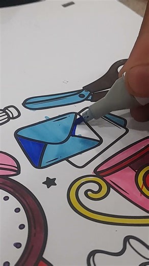 drawing tutorial ✉ envelope #cutedoodle #art #mydoodleworld #shortvideo