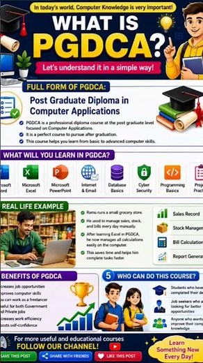 Best Computer Course After Graduation? PGDCA Full Details 🔥