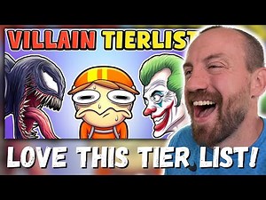 SO MANY VILLAINS!!! SocksStudios villain tier list (REACTION!!!)
