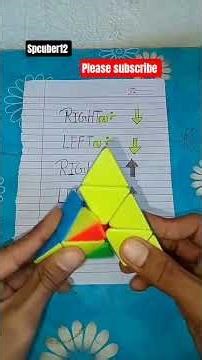 magic tricks in the pyraminx cube solve #how #viralshort #pyraminxcube #twistypuzzle