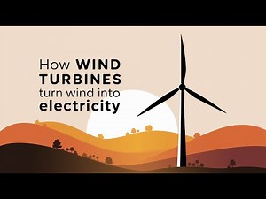 How Wind Turbines Turn Wind into Electricity - Simple Animation by Explainer Express