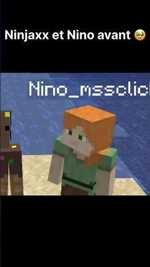 Ninjaxx et Nino MssClick : L’évolution nostalgia d’un duo légendaire Minecraft! Avant vs Maintenant🥺