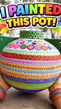 Pot painting #painting #potpainting #art