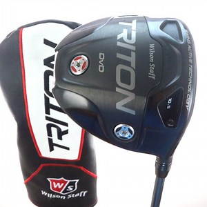 2017 Wilson Staff Triton DVD Driver Ozik 55X4 Regular Flex Headcover Tool 34640A