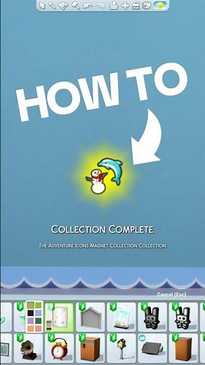How to complete The Sims 4 magnet collection! ⛄