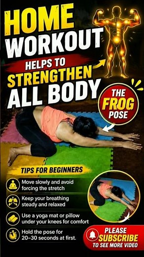 Frog Pose Stretch for Flexible Hips & Inner Thighs