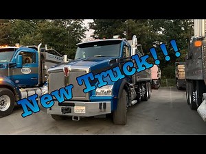 My First Day In The 2019 Kenworth T880 Dump Truck. Trucking and Construction.