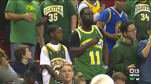 16K views · 282 reactions | Kevin Durant wore a Soncis jersey at tonight's NBA exhibition game at KeyArena  https://bit.ly/2RoXinL | FOX 13 Seattle | Facebook