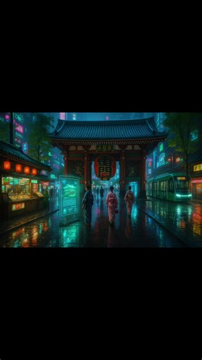 AIが描いた未来の東京の風景