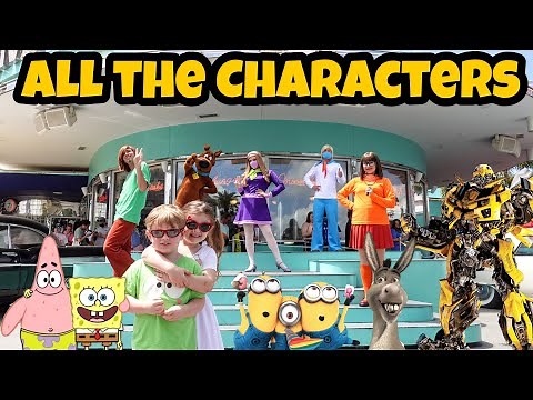 All The Characters at Universal Studios Orlando | Character Meet & Greets Universal Studios