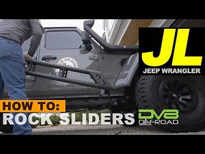 Jeep Wrangler JL DV8 OffRoad Rock Sliders Install & Review