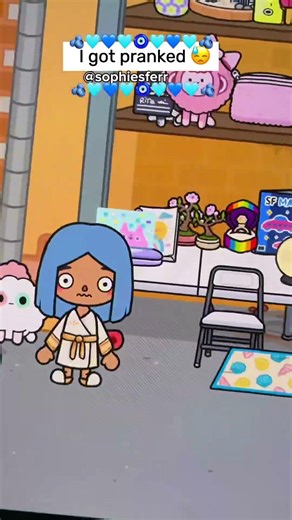 blue hair😳 #rp #tocaboca